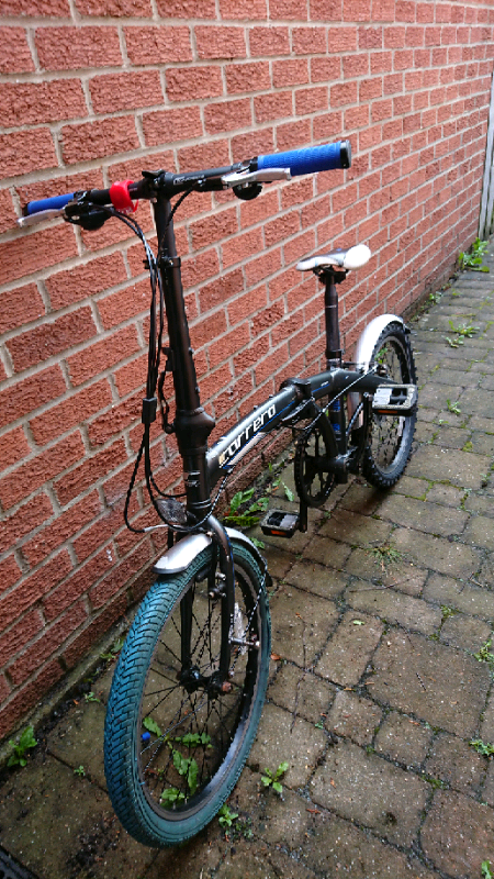 carrera intercity folding bike